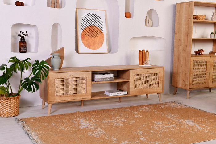 Hanah Home Hazeran 180 Soporte para TV Roble